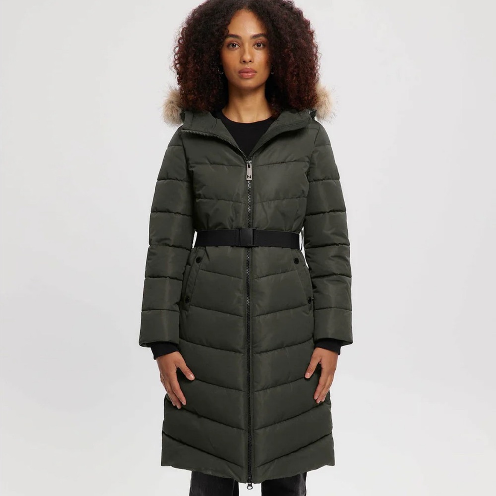 NOIZE Capri Long Length Parka - Medium, Forest